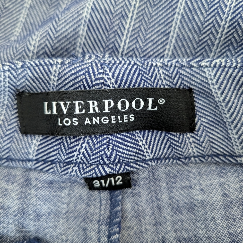 Liverpool Los Angeles Kelsey Striped Knit Pants Size 31 US 12 - Picture 6 of 10